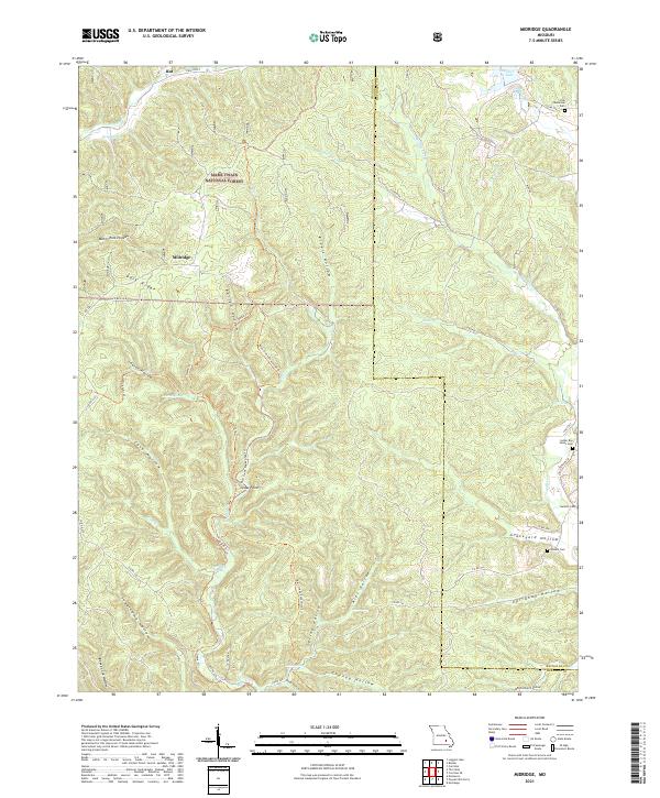 Midridge topographic map thumbnail