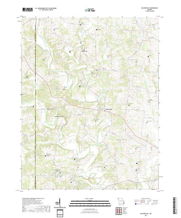 Millersville topographic map thumbnail