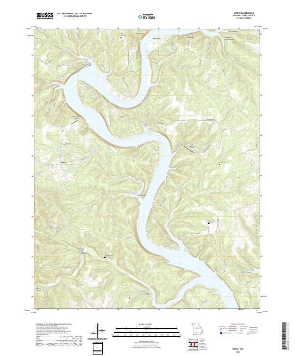 Mincy topographic map thumbnail