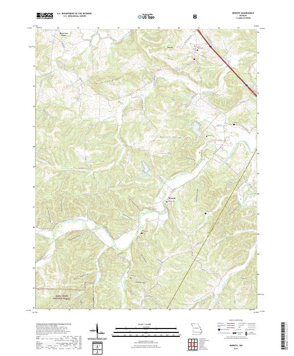 Minnith topographic map thumbnail