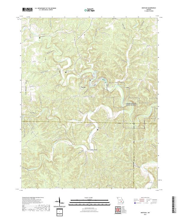 Montauk topographic map thumbnail