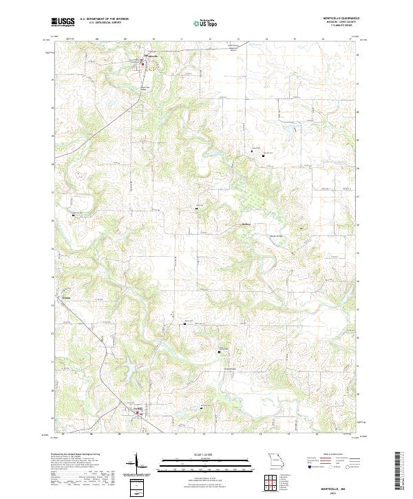 Monticello topographic map thumbnail