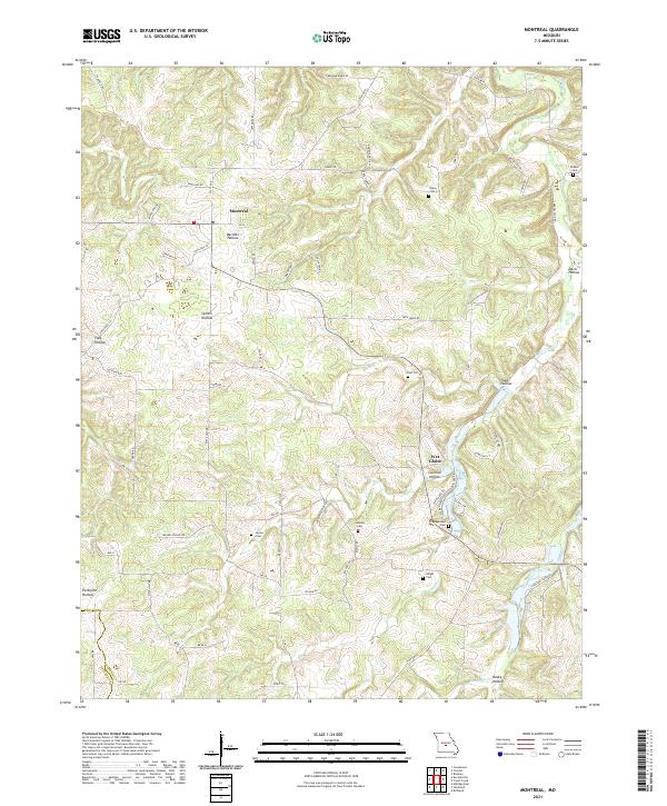 Montreal topographic map thumbnail