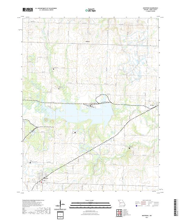Montrose topographic map thumbnail