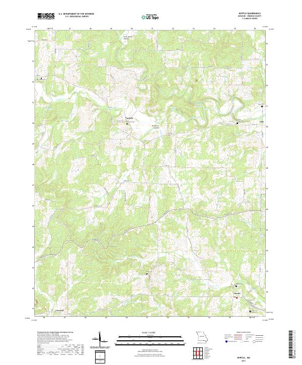 Myrtle topographic map thumbnail