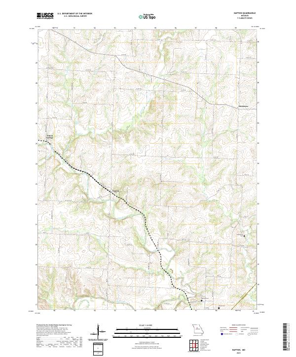 Napton topographic map thumbnail