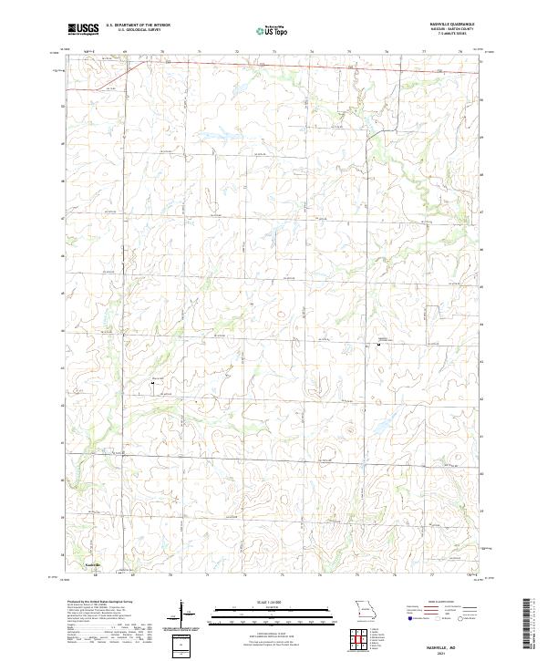 Nashville topographic map thumbnail