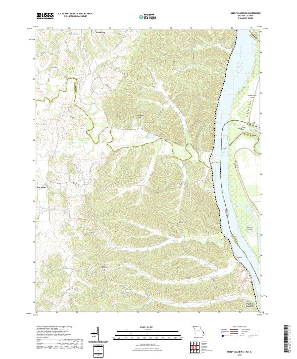 Neelys Landing topographic map thumbnail