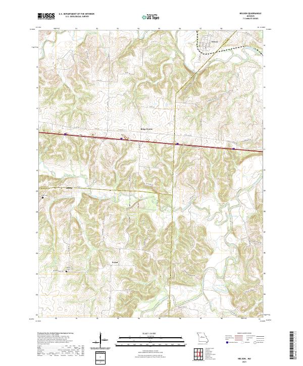 Nelson topographic map thumbnail