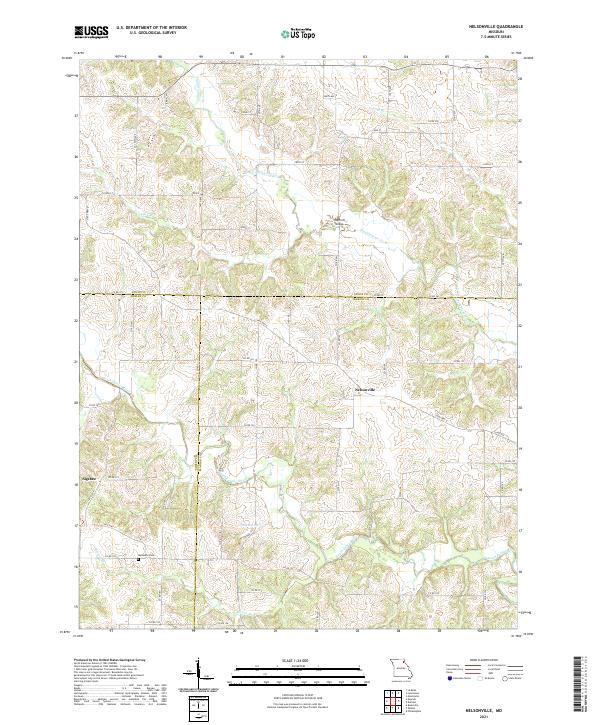 Nelsonville topographic map thumbnail