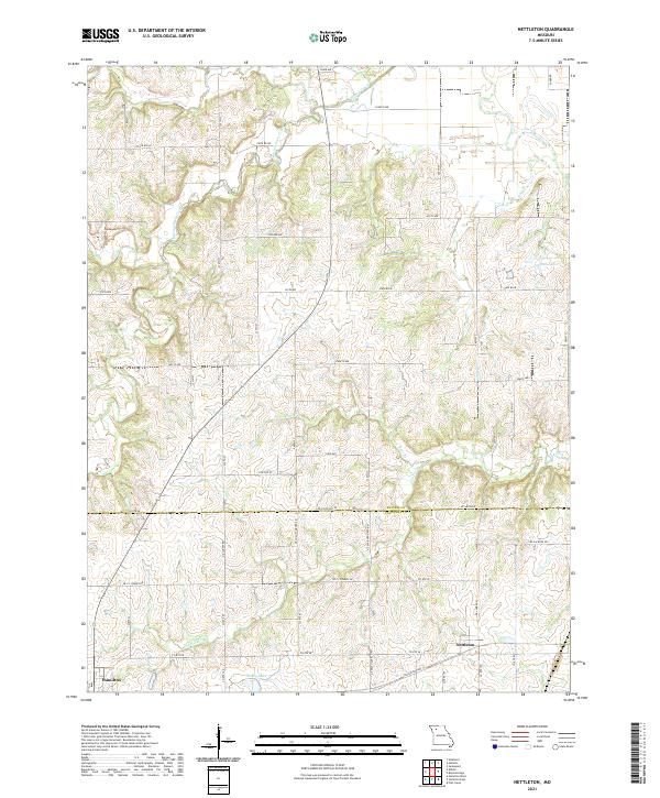 Nettleton topographic map thumbnail