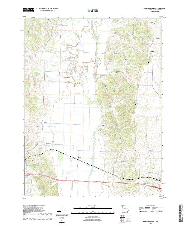 New Cambria East topographic map thumbnail