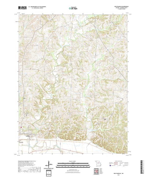 New Franklin topographic map thumbnail