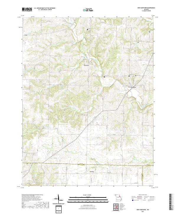 New Hartford topographic map thumbnail