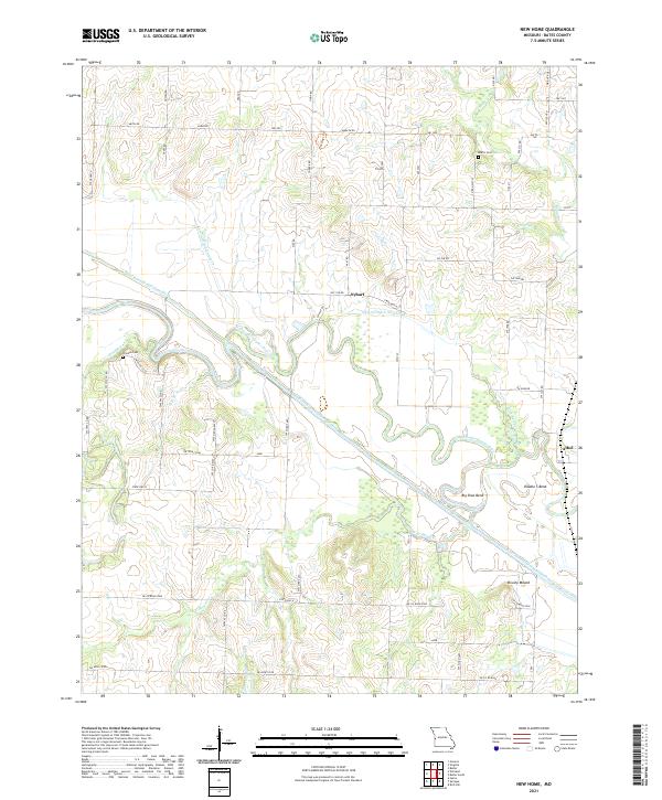 New Home topographic map thumbnail