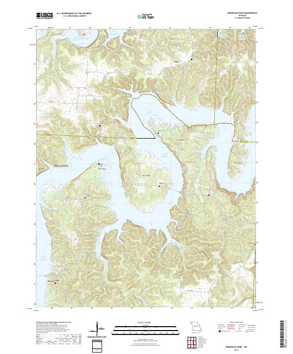 Ninnescah Park topographic map thumbnail