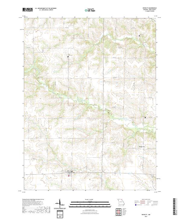 Novelty topographic map thumbnail