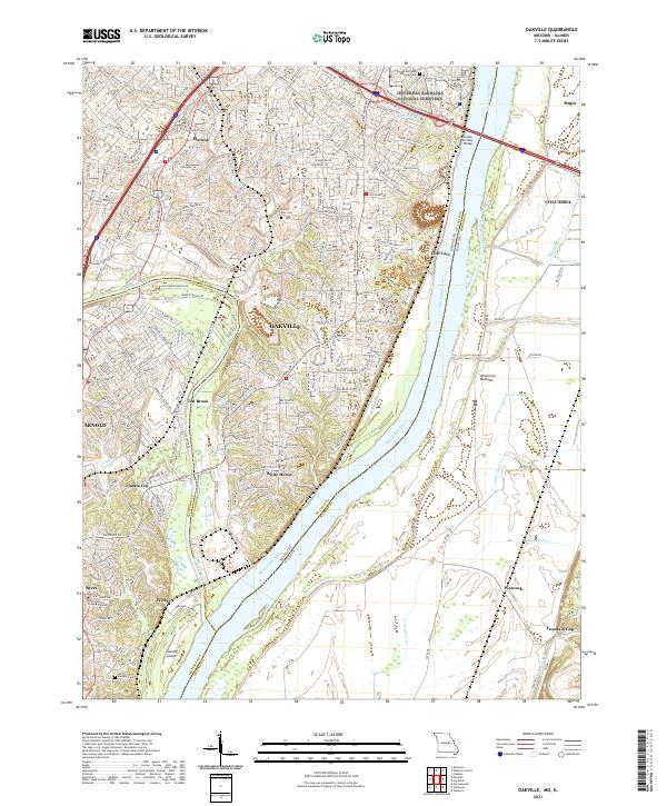 Oakville topographic map thumbnail
