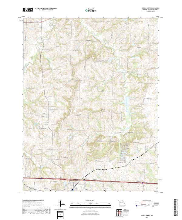 Odessa North topographic map thumbnail