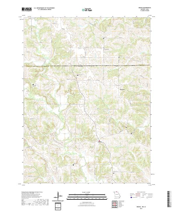 Omaha topographic map thumbnail