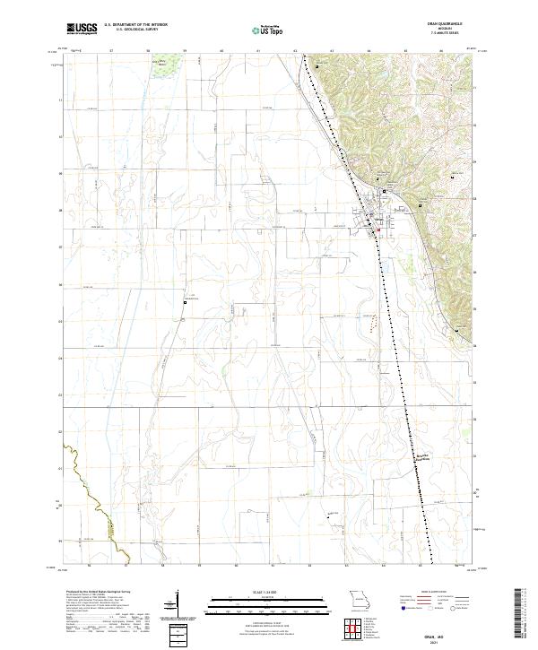 Oran topographic map thumbnail