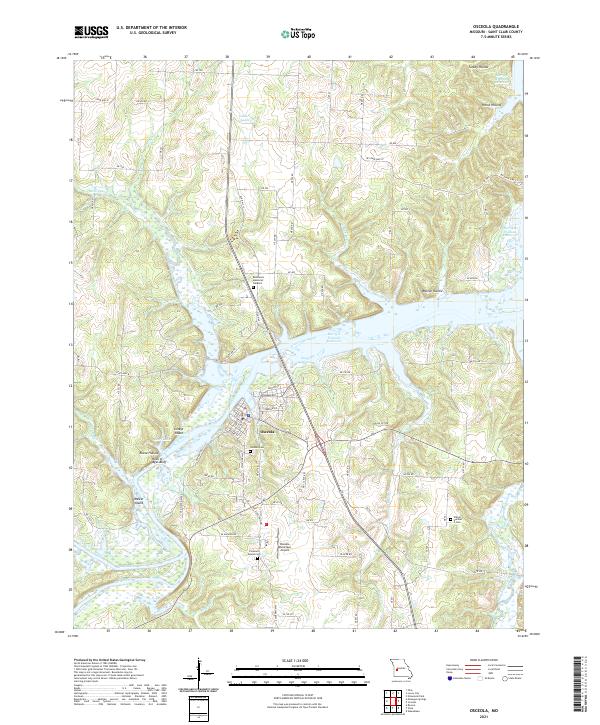 Osceola topographic map thumbnail