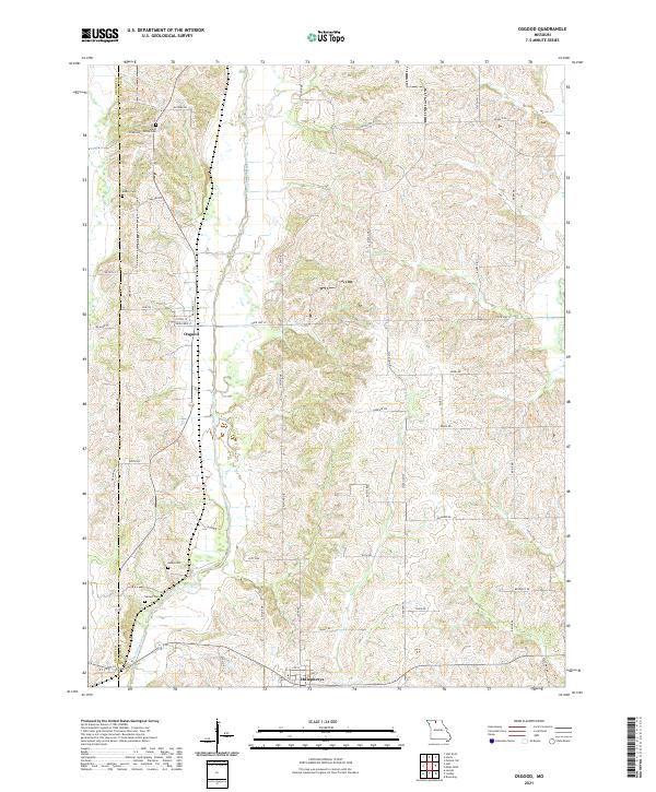 Osgood topographic map thumbnail