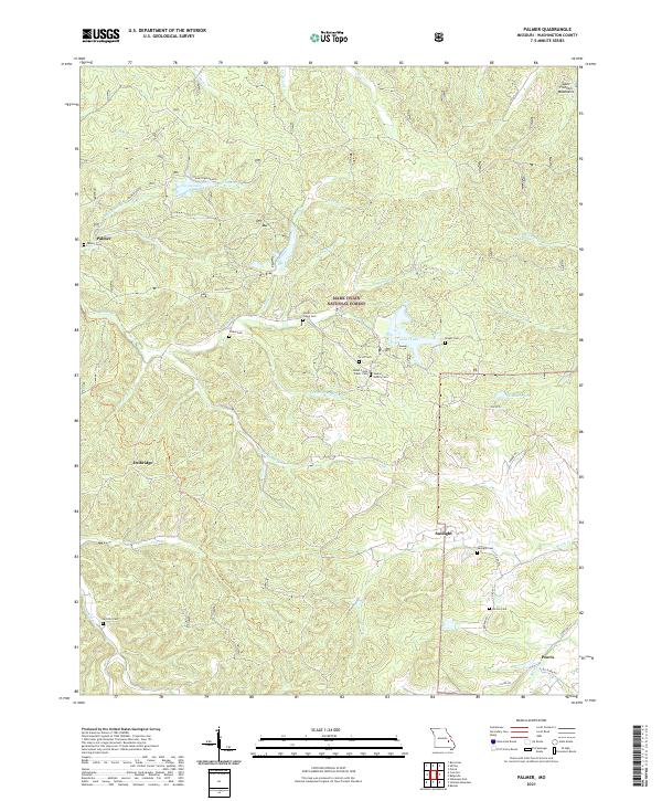 Palmer topographic map thumbnail