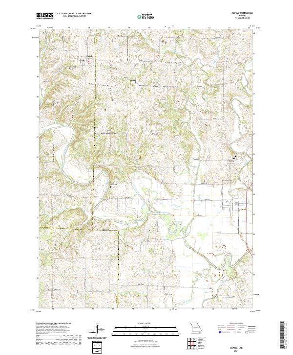 McFall topographic map thumbnail