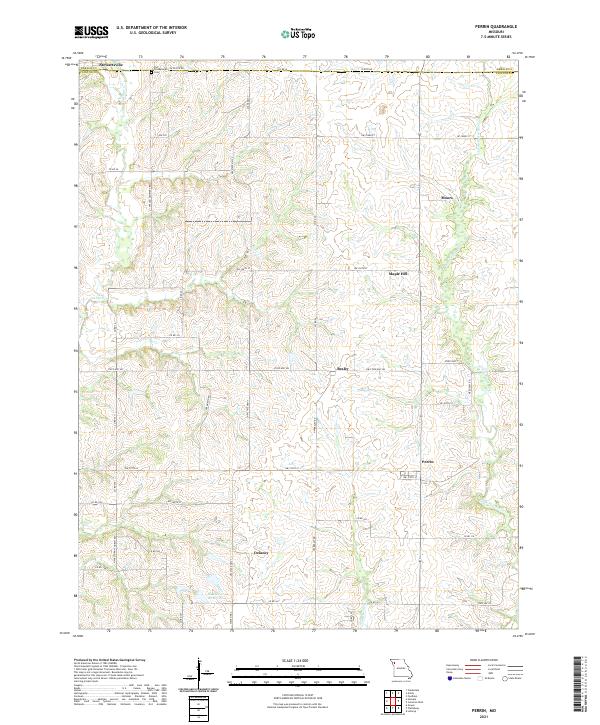 Perrin topographic map thumbnail