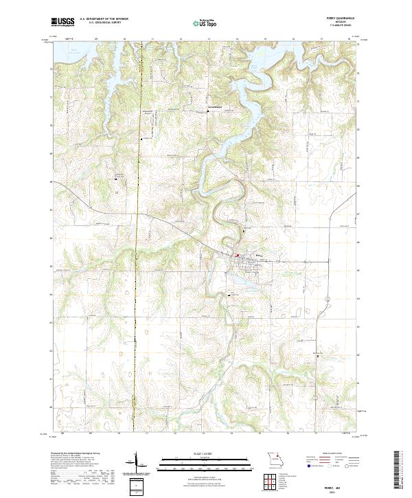 Perry topographic map thumbnail