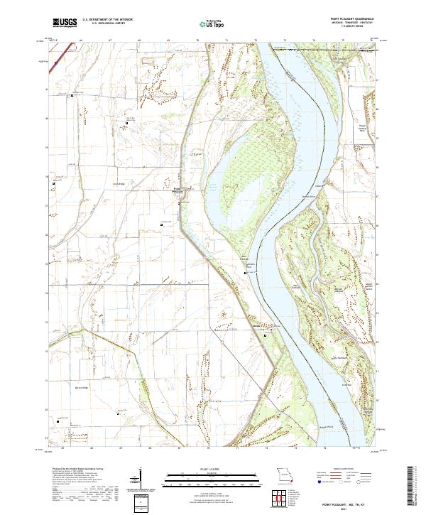 Point Pleasant topographic map thumbnail