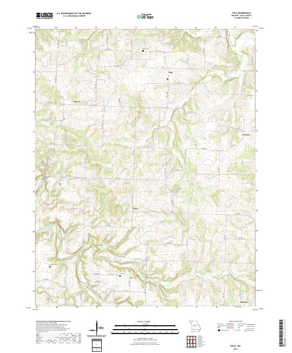 Polk topographic map thumbnail
