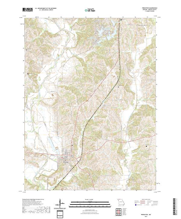 Princeton 2021 topographic map thumbnail