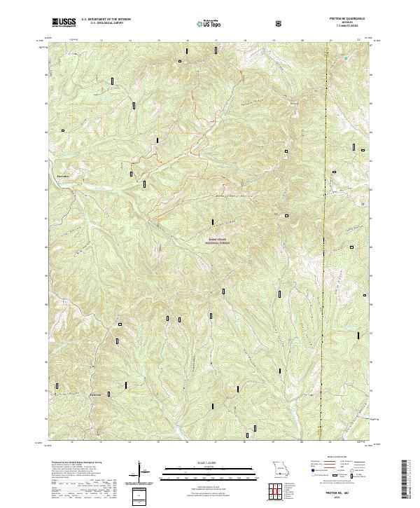 Protem NE topographic map thumbnail