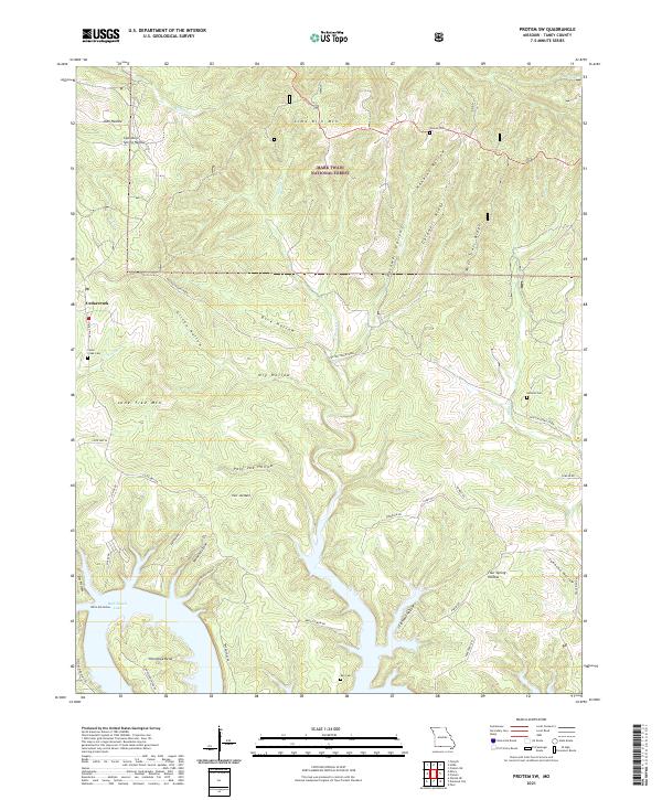 Protem SW topographic map thumbnail