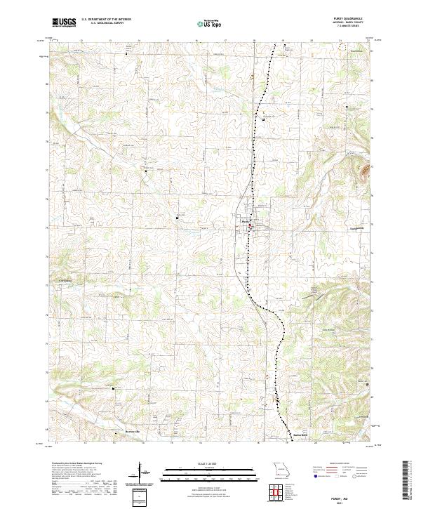 Purdy topographic map thumbnail