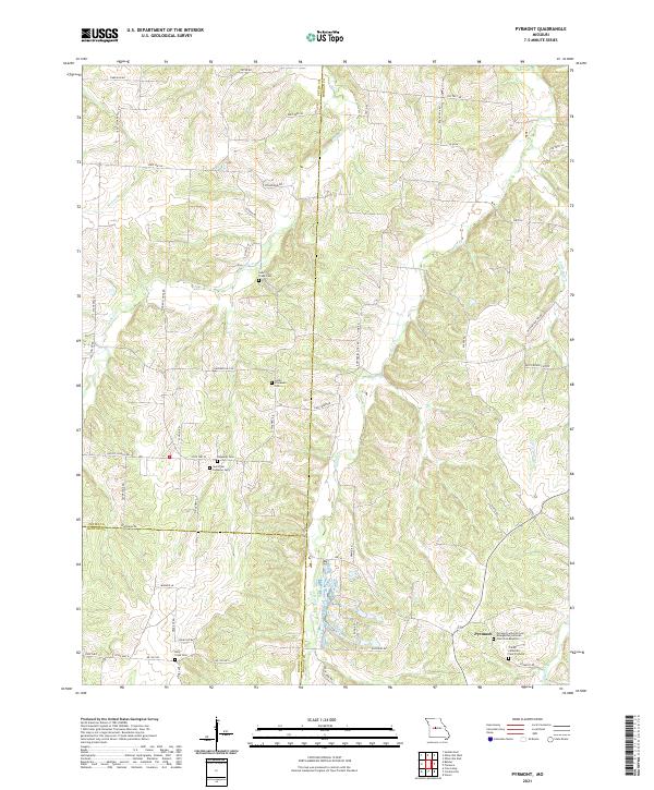 Pyrmont topographic map thumbnail