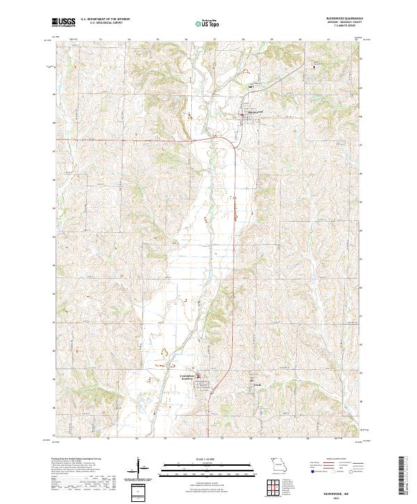 Ravenwood topographic map thumbnail