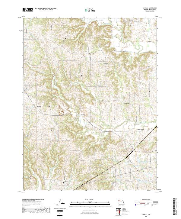 Rayville topographic map thumbnail