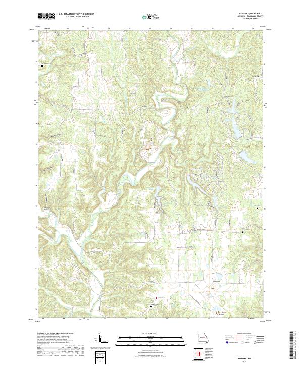 Reform topographic map thumbnail