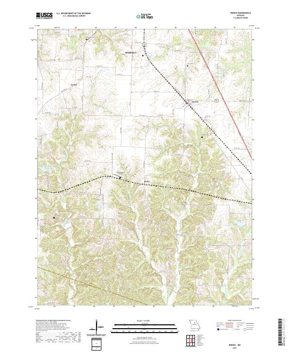 Renick topographic map thumbnail