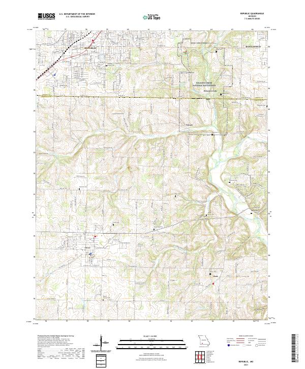 Republic 2021 topographic map thumbnail