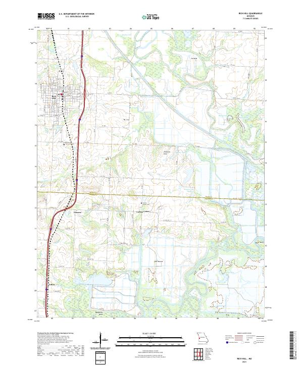 Rich Hill 2021 topographic map thumbnail
