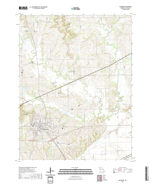 Richmond topographic map thumbnail