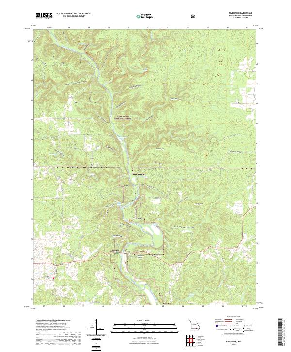 Riverton topographic map thumbnail