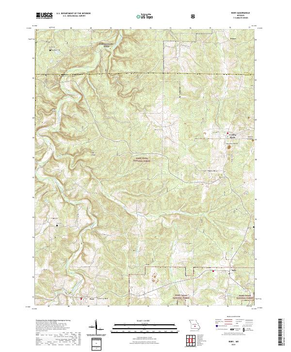 Roby 2021 topographic map thumbnail