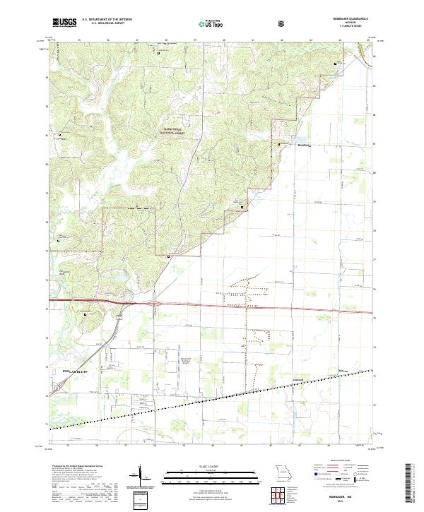 Rombauer topographic map thumbnail