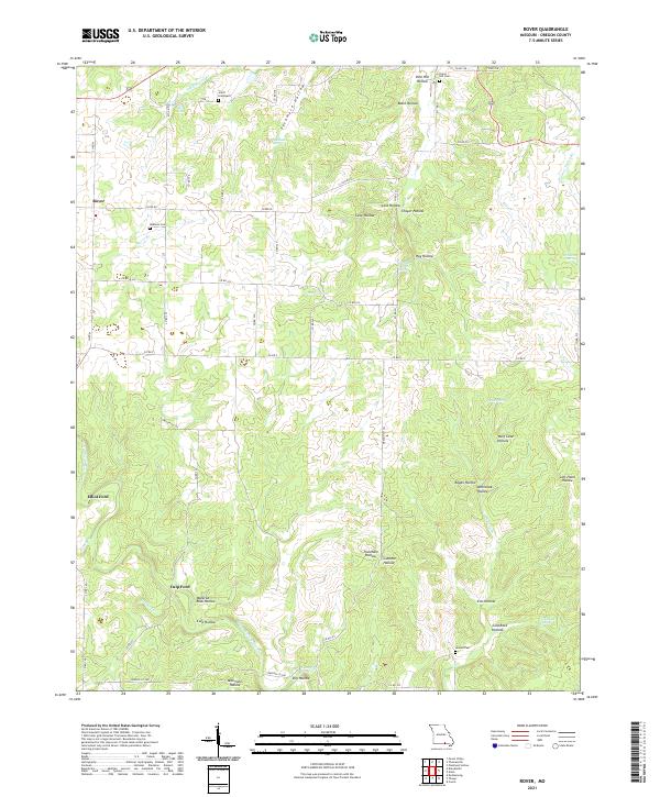 Rover topographic map thumbnail