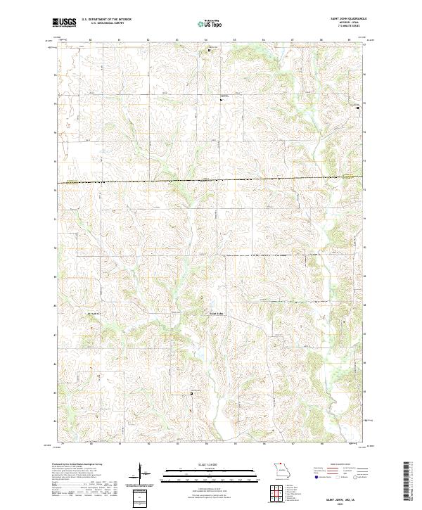 Saint John topographic map thumbnail